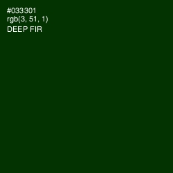 #033301 - Deep Fir Color Image